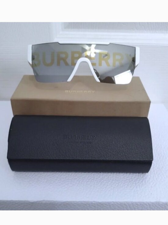 NEW Burberry BE4291 shield mirror lens sunglasses shades sunnies NWT NIB main image 8